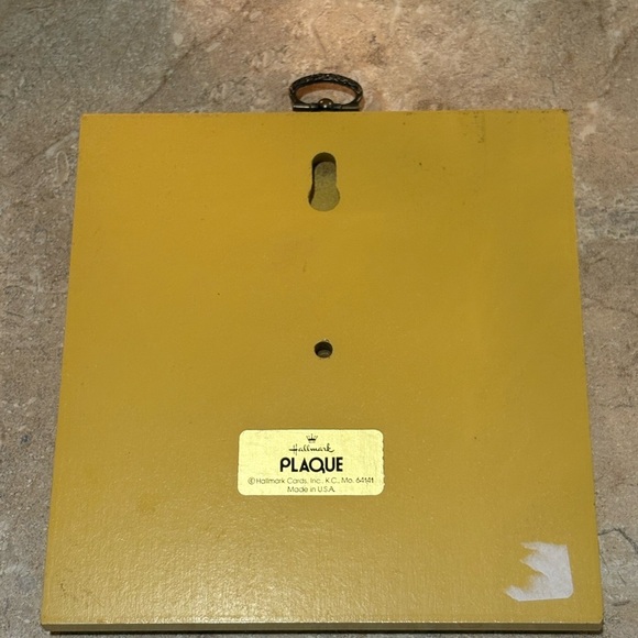 Vintage Hallmark Plaque - Picture 3 of 7